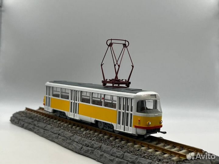 Tatra T3SU (1:87) Москва модель трамвая