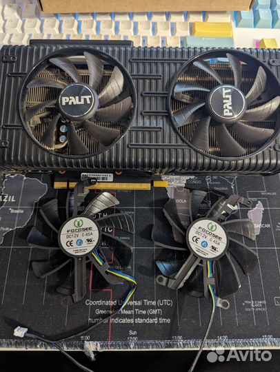 Вентилятор для видеокарты palit rtx 3060ti dual