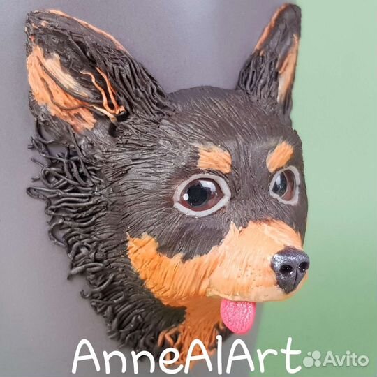 Кружка чашка с портретом животного собаки на заказ