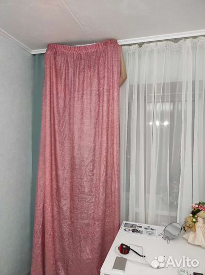 Шторы Икеа 270*160 розовые персиковые