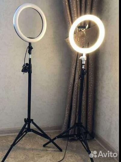 Кольцевая лампа ring 26см на штативе новые