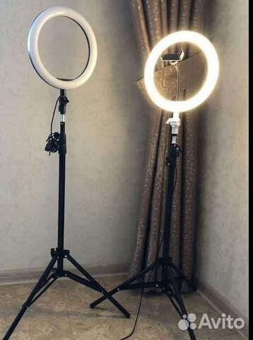 Кольцевая лампа ring 26см на штативе новые