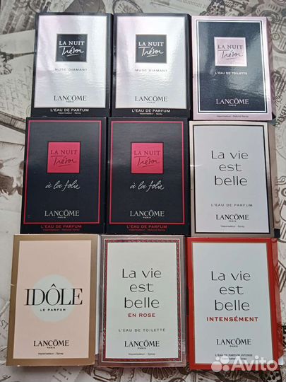 Парфюмерная вода Cartier, Gucci, Chloe, Lancome