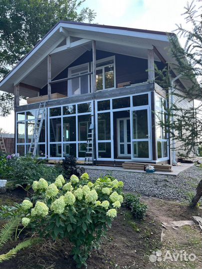 Входная группа, Остекление террасы