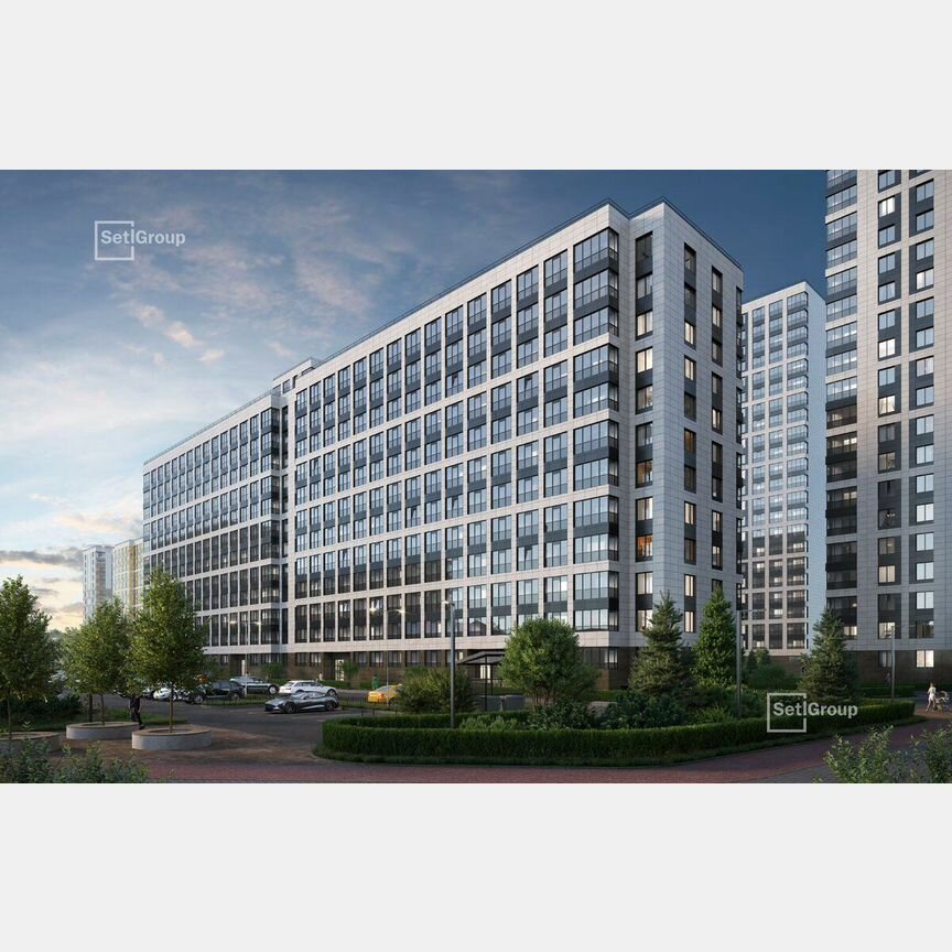 2-к. квартира, 78,1 м², 12/17 эт.