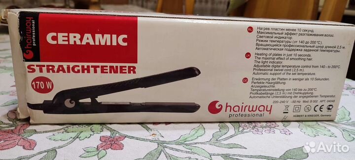 Щипцы - выпрямители hairway