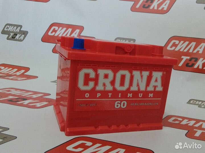 Аккумулятор автомобильный crona 60Ah