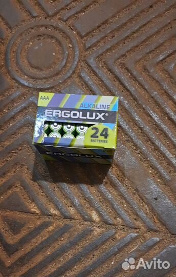 Батарейки Ergolux Alkaline AAA