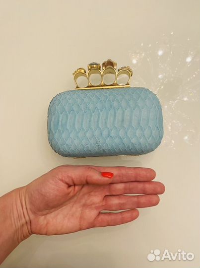 Сумка клатч натуральная кожа италия