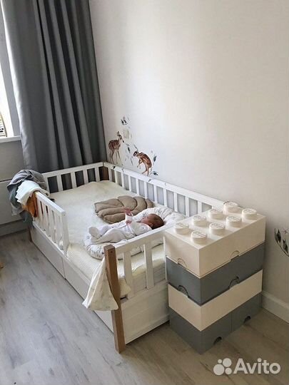 Детская подростковая кровать Basic 160*80 см бук