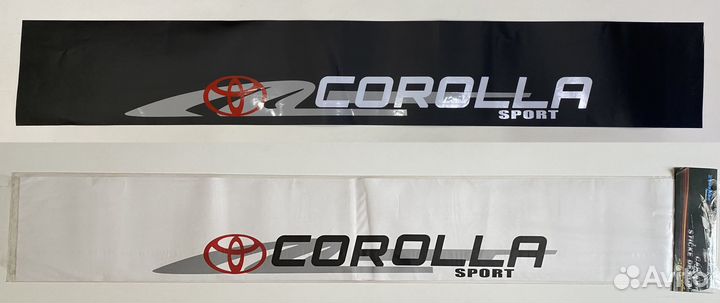 Наклейка на лобовое стекло Toyota Corolla Sport