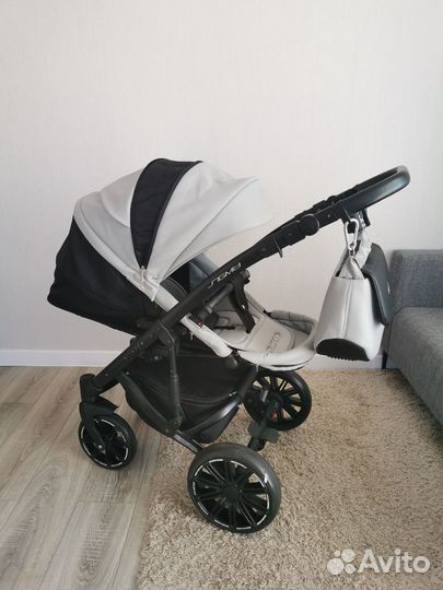 Коляска Riko Sigma 2 в 1 серого цвета б/у