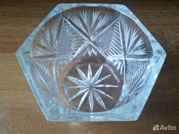 Вазочка из хрусталя для мелких предметов