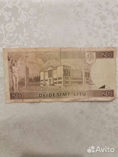 Литовская лита 1993 год бонкнота
