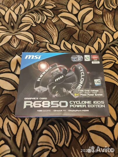 Видеокарта msi R6850 cyclone 1 GD5 power edition