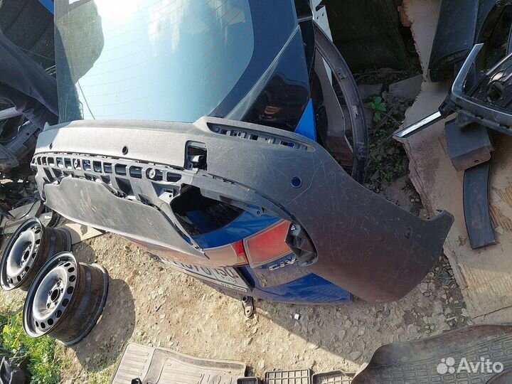 Юбка спойлер заднего бампера мерседес glc x253