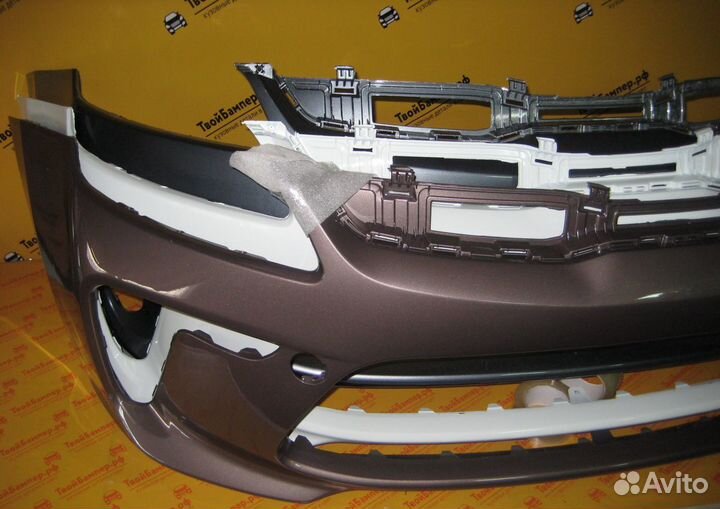 Бампер передний Kia Rio 2017 окрашенный в цвет