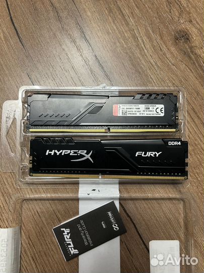 Оперативная память hyperx ddr4 2x4gb 2666