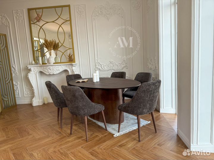 Стол овальный 150х90 нераскладной шпон дуба