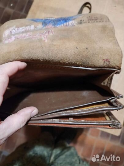 Планшет офицерский кожаный