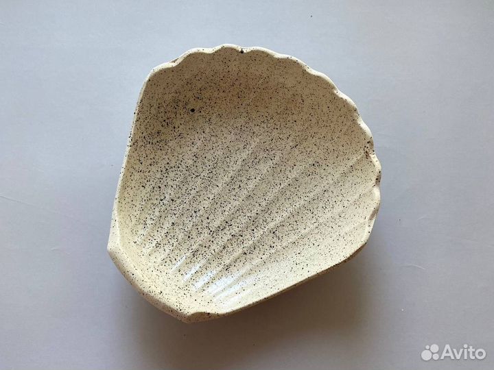 Салатник ракушка керамика