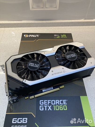 Видеокарта Palit gtx 1060 6gb Jetstream
