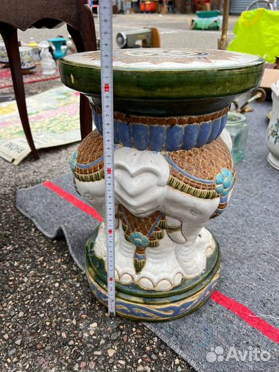 Подставка. Табурет керамический Винтаж