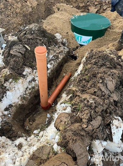 Септик без откачки. Под ключ