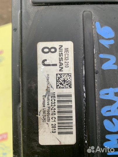 Блок Эбу двс Nissan Almera n16