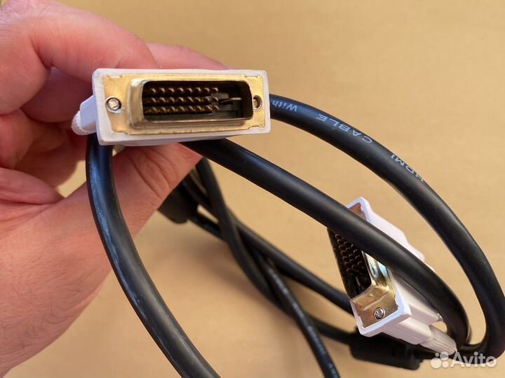 Кабель DVI-DVI 2м для монитора