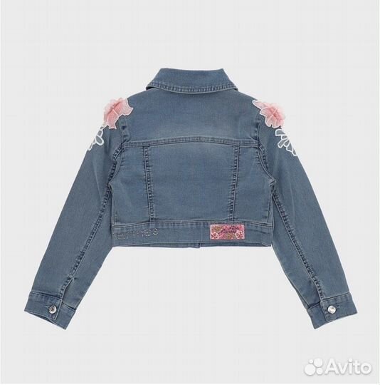 Джинсовая куртка для девочки, р.134