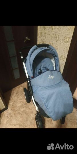 Коляска 2 в 1 Индиго