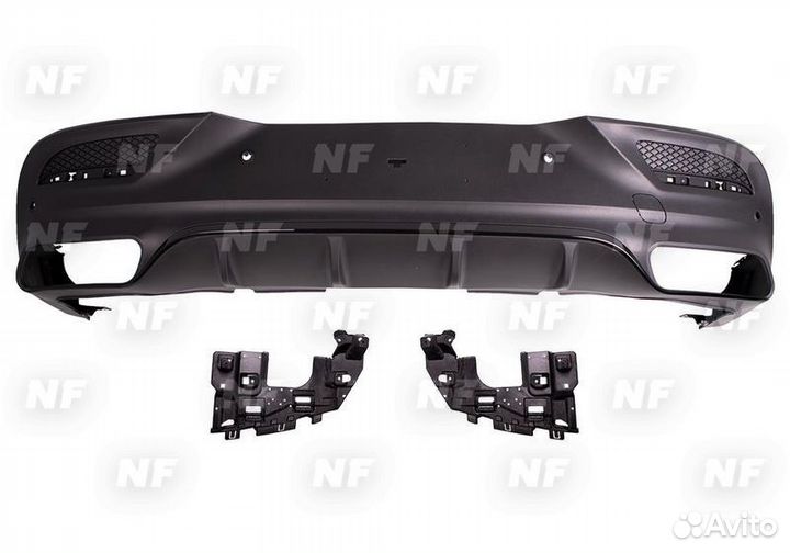 Диффузор 63 AMG Mercedes GLE Coupe