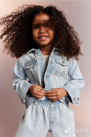 Куртка джинсовка для девочки H&M 116