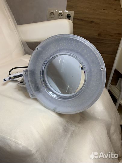 Лампа лупа настольная