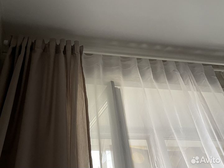 Установка карнизов для штор