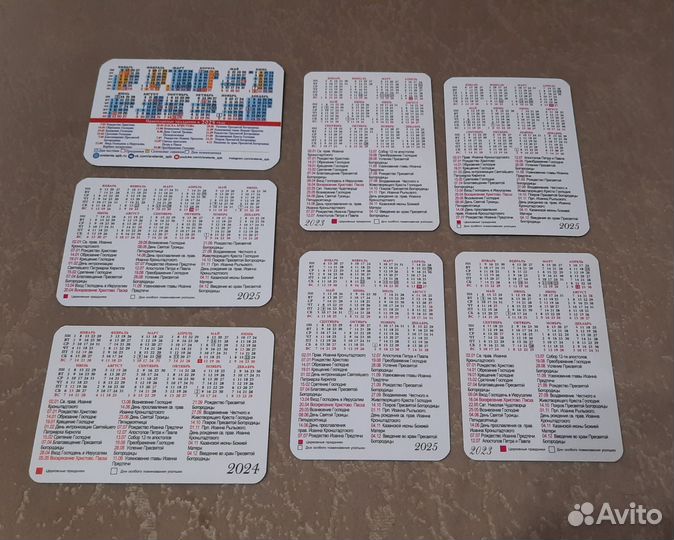 Карманные календарики Храмы Санкт-Петкрбурга