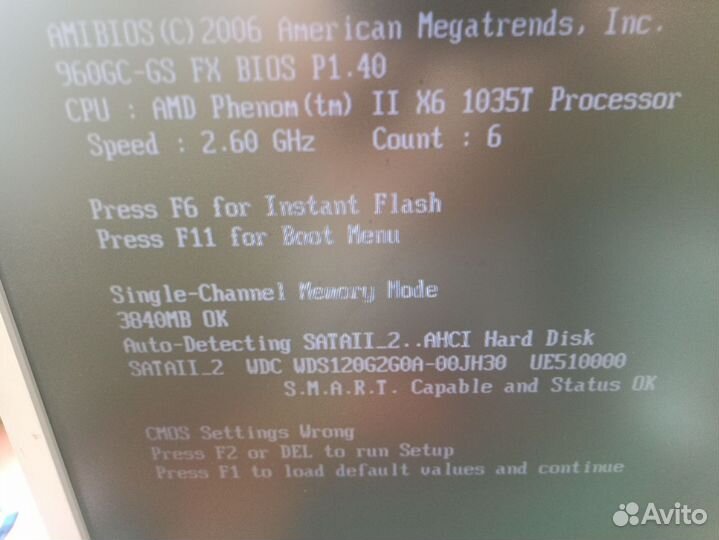 Phenom II x6 1035t 2.6Ghz ASRock 960GC 4GB ram