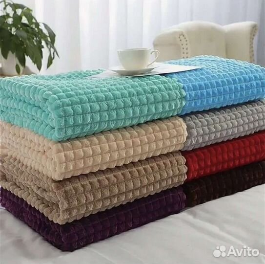 Плюшевый плед-покрывало 