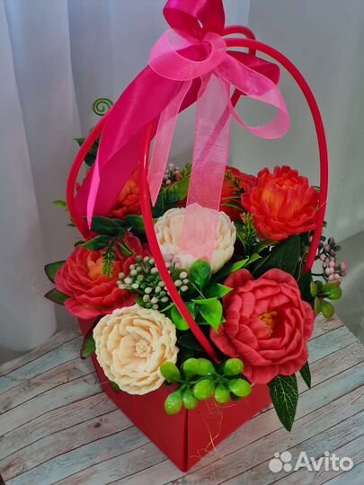 Букет из мыла для мамы. В наличии