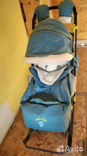 Коляска санки