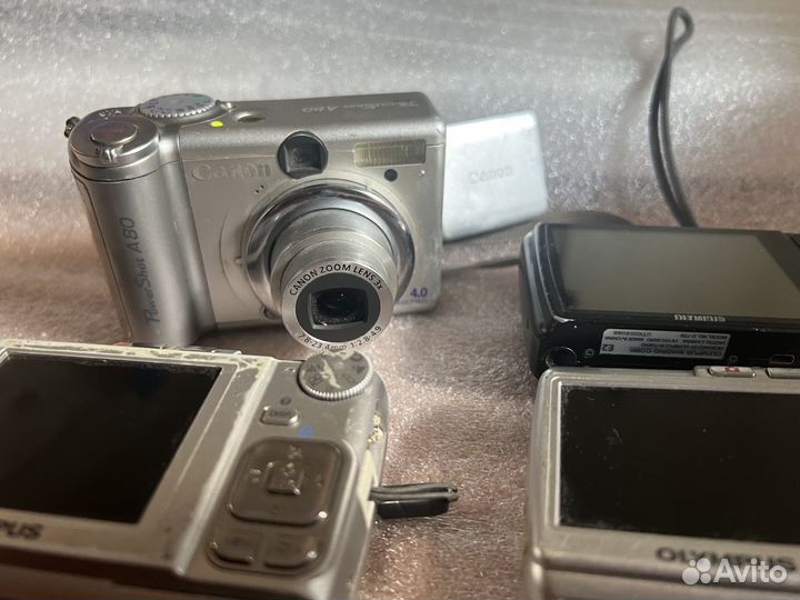 Фотоаппараты на запчасти Canon Olympus Sony Kodak