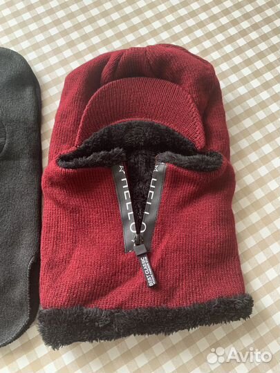 Балаклава шерстяной подшлемник шапка-шлем