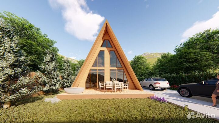 Проект дома A-frame