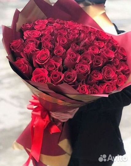 Высокие розы Букеты с доставкой