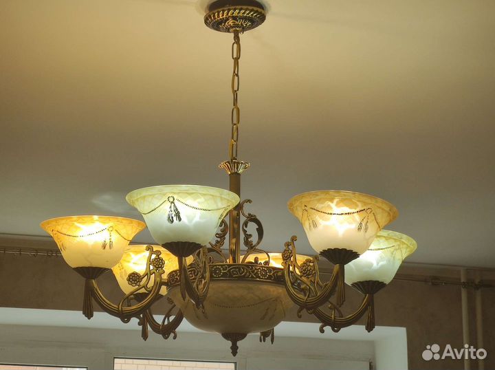 Люстра потолочная Италия