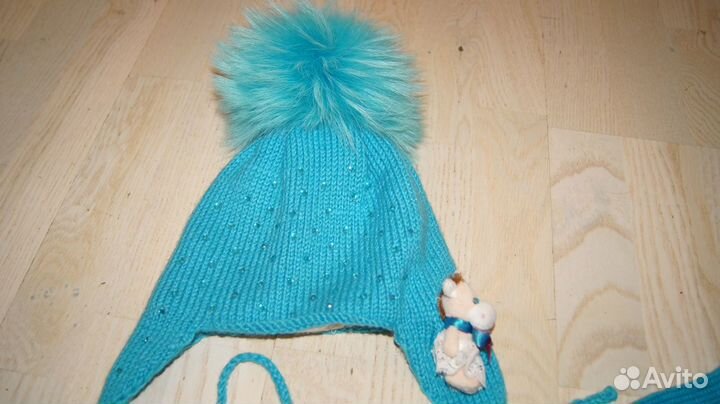 Отличные шапки для девочки на 50-52-53-54