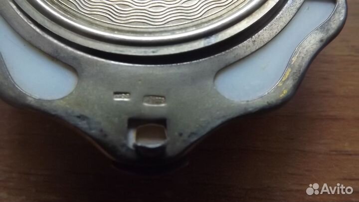 Пудреница ракушка cccр серебро 875пр