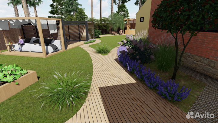 Ландшафтное планирование участка