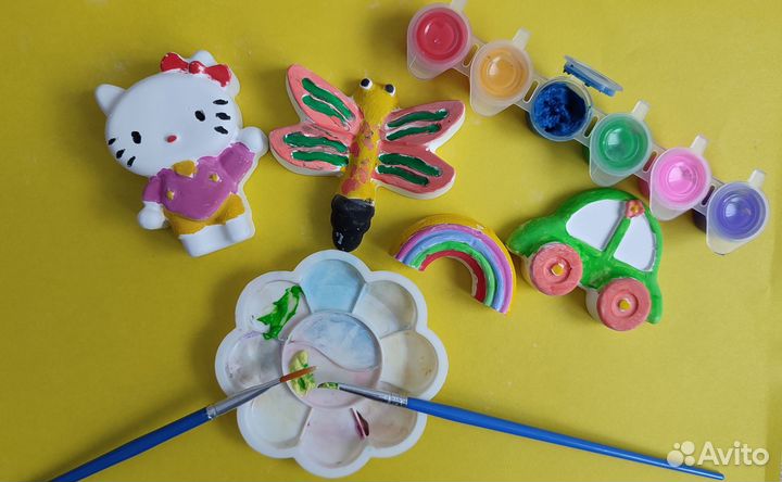 Набор для рисования (гипсовые фигурки для детей)